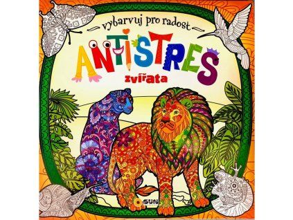 Vybarvuj pro radost-ANTISTRES - ZVÍŘATA XL předlohy