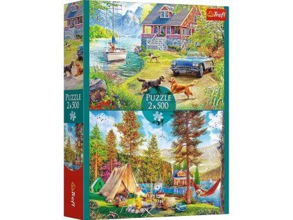 Puzzle Letní relax 2x500 dílků
