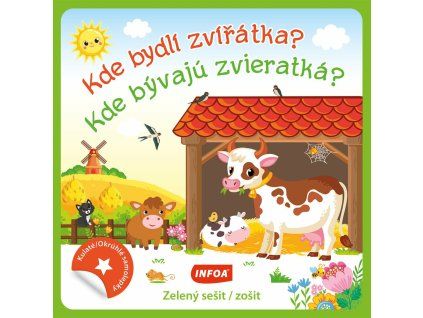 kulate samolepky kde bydli zviratka kde byvaju zvieratka zel... 9788076972070