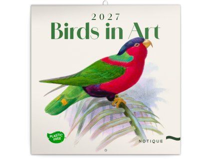 poznamkovy kalendar ptacci 2027 plastic free 30 x 30 cm 943185 45