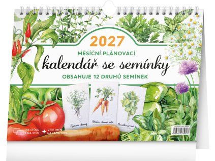 mesicni planovaci kalendar se seminky 2027 30 x 21 cm 554467 45