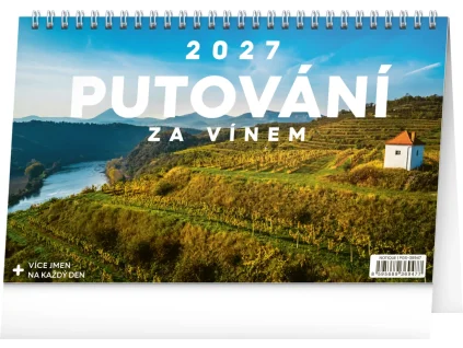 stolni kalendar 2027 notique putovani za vinem 23 1 x 14 5 cm