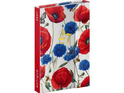 tydenni magneticky diar vlci maky 2027 11 x 16 cm