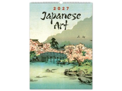 nastenny kalendar vintage plakaty japonske umeni 2027