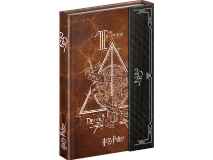 tydenni magneticky diar harry potter relikvie smrti 2027 11 x 16 cm