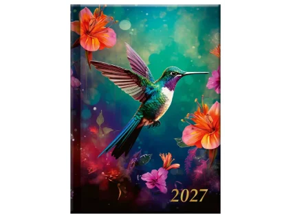 Praktik denní diář 2027 - KOLIBŘÍK (A6)