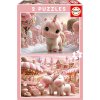 puzzle sladci jednorozci 2x48 dilku